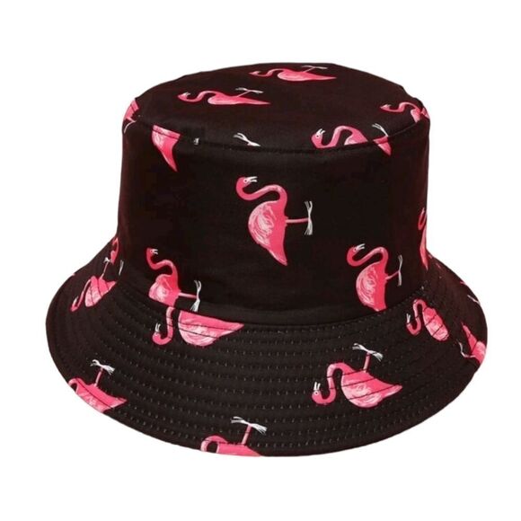 Reversible Flamingo 🦩 Bucket Hat - Picture 1 of 3
